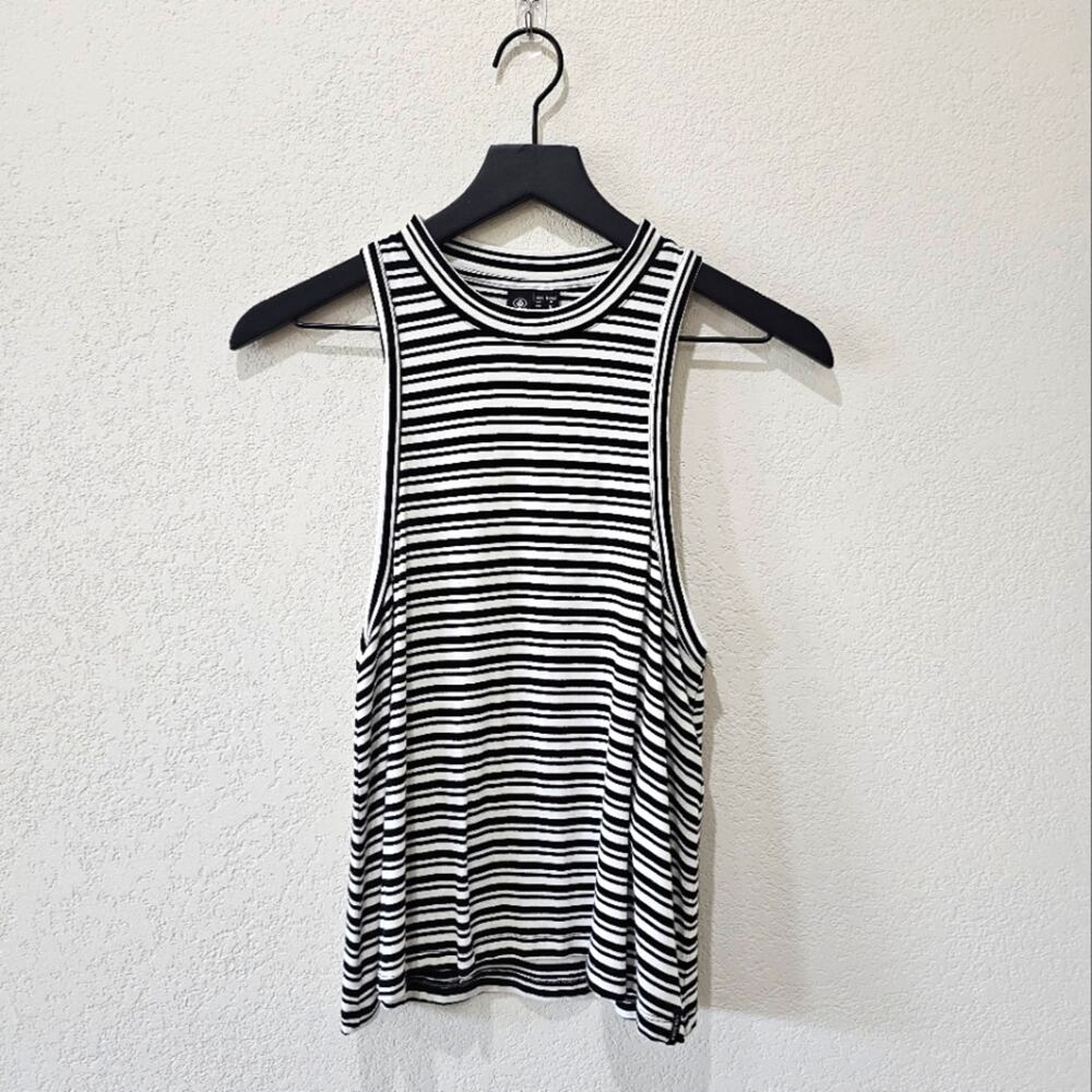 Volcom Mockneck Striped Tank